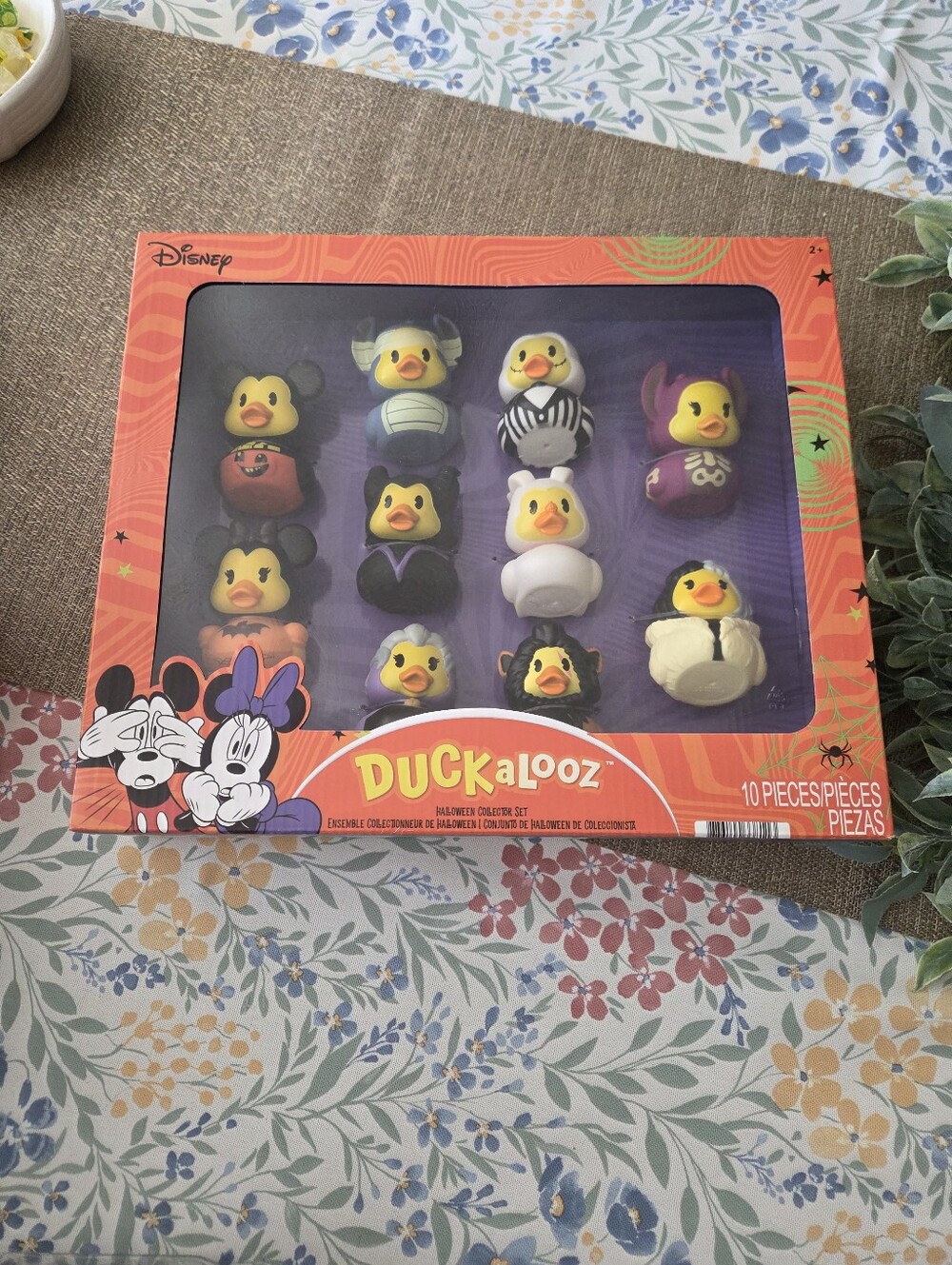 Disney Duckalooz Halloween Rubber Duck Set - Orange, Black, White, Purple